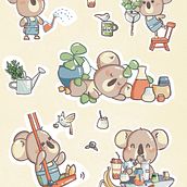 My project for course: Kawaii Illustration: Create Charming Characters. Projekt z dziedziny Trad, c, jna ilustracja, Projektowanie postaci i Manga użytkownika Anastasia - 01.04.2022