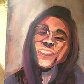 Mi Proyecto del curso: Retrato artístico al óleo sobre papel------. Un progetto di Belle arti, Pittura e Pittura ad olio di jdavid barnes - 01.04.2022