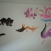 Mon projet du cours : Création de personnages anthropomorphes. Traditional illustration, Character Design, Drawing, Digital Illustration, and Watercolor Painting project by Faustine Faustine - 04.01.2022