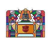 Il mio progetto del corso: Bumblebee G1 x  Illustrazione digitale in stile pop geometrico . Ilustrație tradițională, Ilustrație vectorială & Ilustrație digitală de Eduardo Jair - 04.01.2022