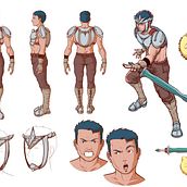 Mi Proyecto del curso: Dibujo de personajes manga desde cero. Een project van Traditionele illustratie, Ontwerp van personages, Stripboek, Tekening met potlood, Tekening y Manga van Cristian García - 31.03.2022