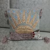 Meu projeto do curso: Bordado XL com agulha mágica. Un proyecto de Bordado, Decoración de interiores, Punch needle y Diseño textil de rsadesign - 02.04.2022