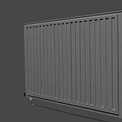 A radiator. 3D Modeling project by Hakkı Altan Cebeci - 04.02.2022