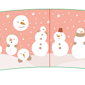 Pink Christmas - illustrations for package design.. Graphic Design, Packaging, Vector Illustration, and Digital Illustration project by Tanya Kuzmina - 11.08.2021