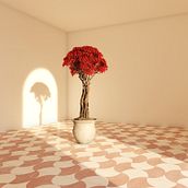 Set Bisazza. 3D, Art Direction, Interior Design, Interior Architecture, and Lighting Design project by Angela Aneiros Maceira - 04.02.2022