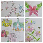 Mi Proyecto del curso: Técnicas de ilustración para desbloquear tu creatividad. Un progetto di Design, Illustrazione tradizionale, Belle arti, Pittura, Creatività, Creatività con i bambini e Sketchbook di luzk_pavez2 - 02.04.2022