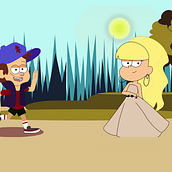My project for course: After Effects: Animate Your Character's First Steps. Een project van Animatie, Ontwerp van personages, Karakteranimatie y 2D-animatie van Liubov - 11.04.2022