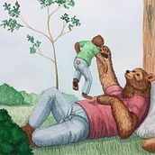 My project for course: Animal Characters in Watercolor for Children’s Books. Traditional illustration, Fine Arts, Painting, Drawing, Watercolor Painting, Children's Illustration, and Narrative project by caareroot - 04.03.2022