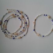 Bijoux de taille, Ras de cou et Chevillère. Un proyecto de Artesanía de Desie Brilly - 01.04.2022