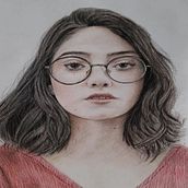 Mi Proyecto del curso: Retrato realista con lápices de colores. Ilustração tradicional, Artes plásticas, Desenho a lápis, Desenho, Desenho de retrato, Desenho realista, Desenho artístico, e Desenho com lápis de cor projeto de Pablo Quintana - 30.03.2022