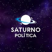 Logotipo y banner, Saturno Política. Traditional illustration, Design, Social Media Design, and Web Design project by Evelina Salas Pérez - 04.03.2022