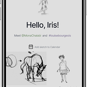 My project for the course App Design: Prototyping for Beginners - Croco, the sketching app. UX / UI, Mobile Design, App Design, and Digital Product Design project by Dmitry Tolonen - 04.03.2022