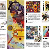 Políptico Kandinsky. Design, Fine Arts, and Editorial Design project by Evelina Salas Pérez - 04.03.2022