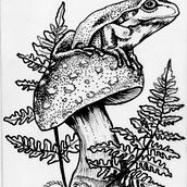 Mi Proyecto del curso: Diseño de tatuajes Blackwork. Un progetto di Illustrazione tradizionale, Illustrazione digitale e Design di tatuaggi di Karina Salgado Loika Tatuajes - 31.03.2022