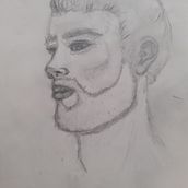 Il mio progetto del corso: Ritratto su blocco da disegno: esplora il volto umano. Sketching, Drawing, Portrait Drawing, Artistic Drawing, and Sketchbook project by Domenica Morabito - 04.04.2022