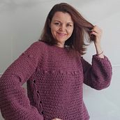 Mi Proyecto del curso: Crochet: diseña prendas y patrones con tejido circular. Design de acessórios, Design de moda, Tecido, DIY, e Crochê projeto de Marta López Jareño - 04.04.2022