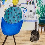 Mein Kursprojekt: Das Skizzenbuch als Erkundungsreise: Finde deinen Zeichenstil. Traditional illustration, Sketching, Creativit, Drawing, Watercolor Painting, Sketchbook, and Gouache Painting project by billy_wind - 04.04.2022