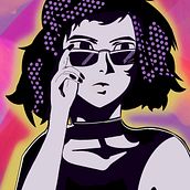 Woman W glasses. Drawing, Advertising, Digital Drawing, Character Design, Graphic Design, and Digital Illustration project by Juan Calero - 04.04.2022