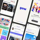 gow - Design thinking - UX/UI design Ein Projekt aus dem Bereich UX / UI, Grafikdesign, Interaktives Design, Marketing, T, pografie, Kreativität, Logodesign, Mobile Design, Digitales Design und App-Design von Iván Sario Madrigal - 04.04.2022