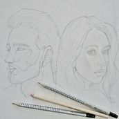 My project for course: Portrait Sketchbooking: Explore the Human Face. Sketching, Drawing, Portrait Drawing, Artistic Drawing, and Sketchbook project by Mihalcea Adrian - 04.04.2022
