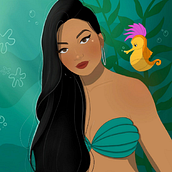 Sereia Daiane. Un proyecto de Ilustración tradicional de Danielle Cabral - 31.08.2021