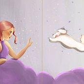 Oliver and Lila the Fairy  Ein Projekt aus dem Bereich Traditionelle Illustration von Katerina Dasiou - 04.04.2022