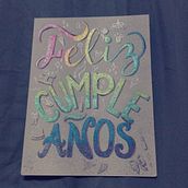 Lettering - postcard. Een project van Traditionele illustratie van Teresa Campos - 02.04.2022
