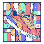 PUMA SUEDE. Design, Traditional illustration, T, pograph, and Design project by Juan Camilo Hincapié - 04.05.2022