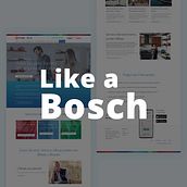 Una web Like a BOSCH. Web Design, Web Development, UX / UI, Cop, writing, Design, Traditional illustration, Photograph, Product Design, Digital Product Design, Marketing, Digital Marketing, Content Marketing, and Growth Marketing project by POSITIVO - 04.01.2022