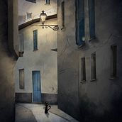 Little town. Een project van Traditionele illustratie y Digitale illustratie van Micol Sacchi - 05.04.2022