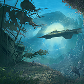 Nautilus. Digital Illustration, Traditional illustration, and Digital Painting project by Jakub Chełstowski - 04.05.2022