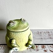 Nastia’s Project: Ceramic Toad . Character Design, and Ceramics project by Georgia Szollosi - 04.04.2022