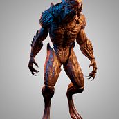 Mi Proyecto del curso: Modelado en ZBrush: del concept art a la criatura final :D. Un projet de 3D, Modélisation 3D, Jeux vidéo, Art conceptuel , et Conception de personnages 3D de Arturo Roldan - 02.04.2022