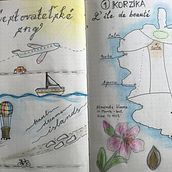 My project for course: Introduction to Illustrated Bullet Journaling. Traditional illustration, Arts, Crafts, Lettering, Drawing, Botanical Illustration, DIY, H, and Lettering project by Janka Minekova - 04.06.2022