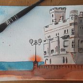 My project for course: Architectural Sketching with Watercolor and Ink. Un proyecto de Bocetado, Dibujo, Pintura a la acuarela, Ilustración arquitectónica, Sketchbook e Ilustración con tinta de amandinepionneau - 06.04.2022