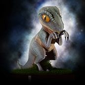 Blue The Velociraptor. 3D Modeling, 3D Design, and 3D project by Isis Paola Salcedo Obregon - 01.30.2021