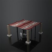 My project for course: Eco-Friendly Pop-up Architecture. Un progetto di Architettura, Upc, cling e Progettazione dello spazio di Dana Ibrahim - 31.03.2022