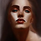 Digital portrait. Ilustração tradicional projeto de narkutee - 06.04.2022