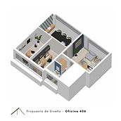 Remodelacion de Oficina - 𝐎𝐟𝐢𝐜𝐢𝐧𝐚 𝟒𝟎𝟔. Een project van  Ontwerp, Meubelontwerp en -bouw y  Interieurdecoratie van Valeria Atencio Grace - 27.03.2022