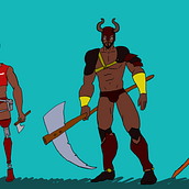 Mi Proyecto del curso: Introducción al diseño de personajes para animación y videojuegos. Een project van Traditionele illustratie, Animatie, Ontwerp van personages, Videogames y Videogame-ontwerp van Walter Caicedo - 06.04.2022