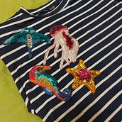 Mi Proyecto del curso: Diseño de moda: pintura y bordado sobre prendas . % Jane Serrano tarafından hazırlanan Tablo, Moda Tasarımı, Nakış, Kendin Yap, Geri dönüşüm, Ve Tekstil Tasarımı projesi - 04.04.2022