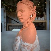My project for course: Introduction to Clay Figurative Sculpture. Fine Arts, and Sculpture project by Josefina Rodriguez - 04.03.2022