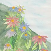 Mein Kursprojekt: Schöpfung von Farbpaletten mit Aquarell. Traditional illustration, Fine Arts, Painting, Watercolor Painting, and Color Theor project by Stefanie Gapp - 04.07.2022