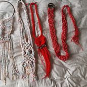 Mi Proyecto del curso: Joyería en macramé Ein Projekt aus dem Bereich H, werk, Schmuckdesign, Weben, Makramee und Textildesign von Giomar Duque Restrepo - 07.04.2022