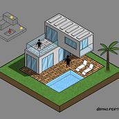 My project for course: Artistic Architectural Sketching with Procreate. Architecture, Sketching, Digital Illustration, Digital Architecture, and Architectural Illustration project by Dinu Pertu - 04.07.2022