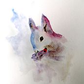 Mein Kursprojekt: Ausdrucksstarke Tierporträts in Aquarell. Traditional illustration, Watercolor Painting, Realistic Drawing, and Naturalistic Illustration project by Dieter Becker - 04.07.2022