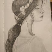 Mój projekt z kursu: Szkicowanie portretów: odkrywaj ludzką twarz. Un progetto di Bozzetti, Disegno, Disegno di ritratti, Disegno artistico e Sketchbook di Mariola Marzewska - 07.04.2022