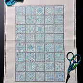 My project for course: Introduction to Blackwork Embroidery. Embroider, and Textile Design project by Martha Morales Hernandez - 04.08.2022