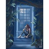 The jungle inside - Instagram @aisleenwolfe. Traditional illustration, Digital Illustration, and Digital Drawing project by Aisleen Wolfe - 04.08.2022