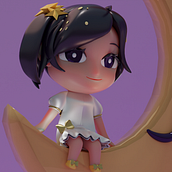 Blender works. Een project van Traditionele illustratie y 3D van Mari nk - 08.04.2022